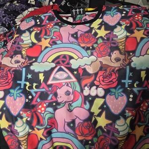 Killstar Multicolor Graphic Sweater